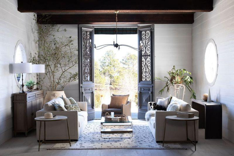 Gabby Irvine Chandelier, 6-Light, Rubbed Bronze, Antique Brass, 61.5"W (SCH-170010 YUU6003R80)