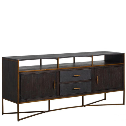 Gabby Jameson Media Cabinet Natural Black