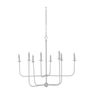 Gabby Lilly Chandelier Plaster White