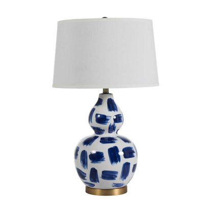 Gabby Luca Table Lamp Blue, White