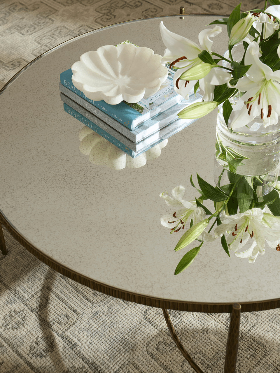 Gabby Lyra Mirrored Coffee Table
