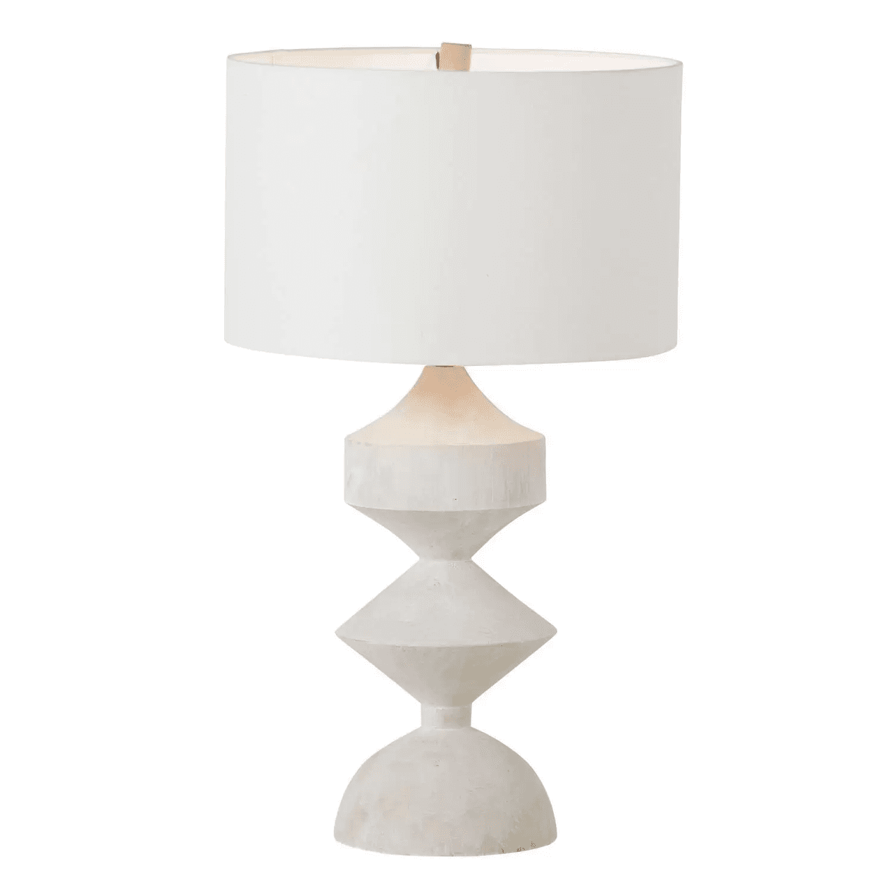 Gabby Maddox Table Lamp, 1-Light, Plaster White, Feather White Linen Shade, 30"H (SCH-170020 YUU6003R98)