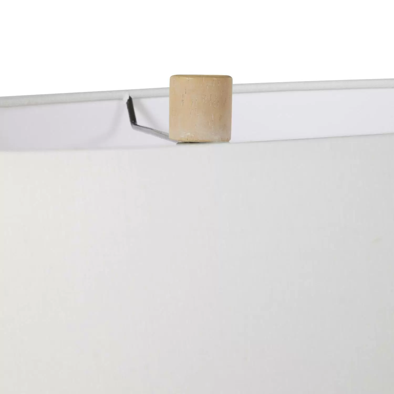 Gabby Maddox Table Lamp, 1-Light, Plaster White, Feather White Linen Shade, 30"H (SCH-170020 YUU6003R98)