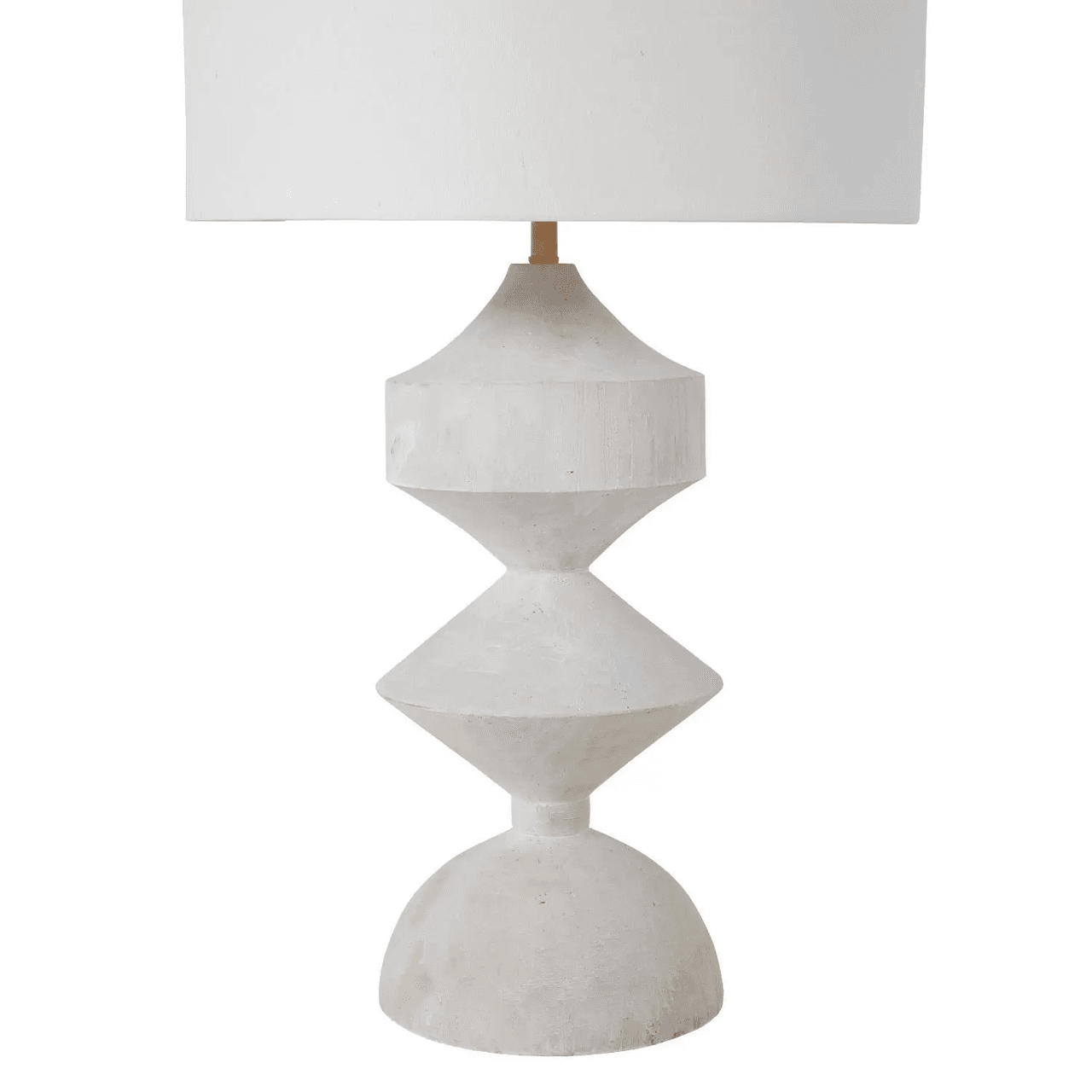 Gabby Maddox Table Lamp, 1-Light, Plaster White, Feather White Linen Shade, 30"H (SCH-170020 YUU6003R98)