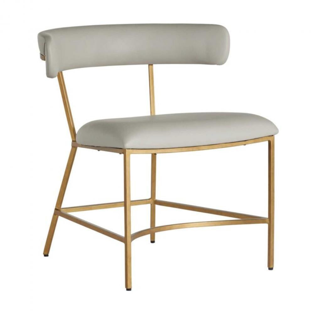 Gabby Mason Dining Chair Gray, Gold