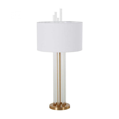 Gabby Merna Table Lamp Clear, Antique Brass