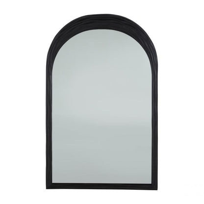 Gabby Swell Mirror Cerused Black