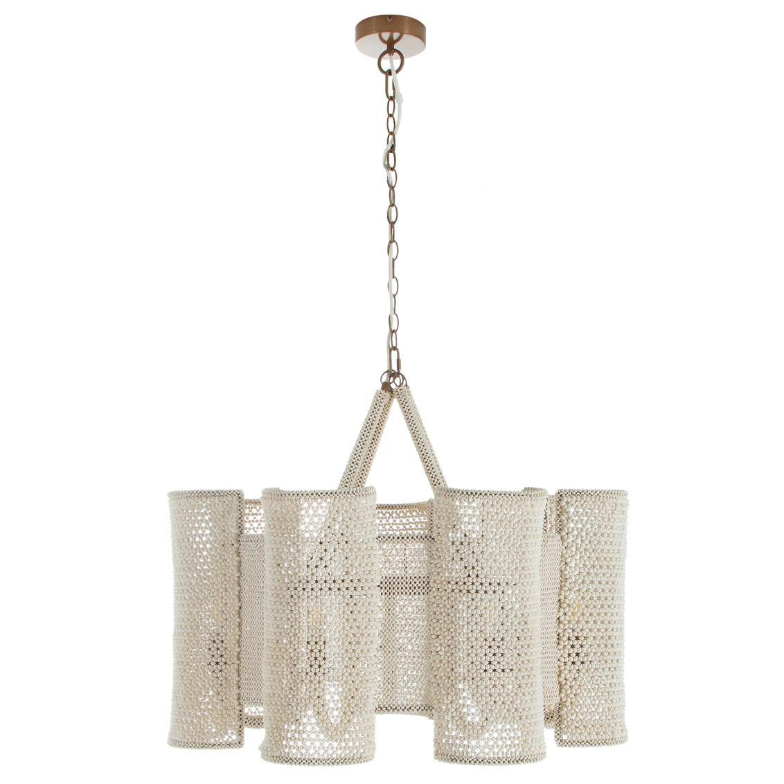 Gabby Teagan Chandelier Winter White