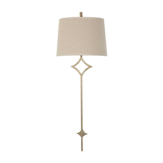 Gabby Theresa Wall Sconce Champagne Silver Leaf