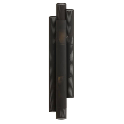 Arteriors Home Punch Oversized Outdoor Sconce Marine Grade Matte Black