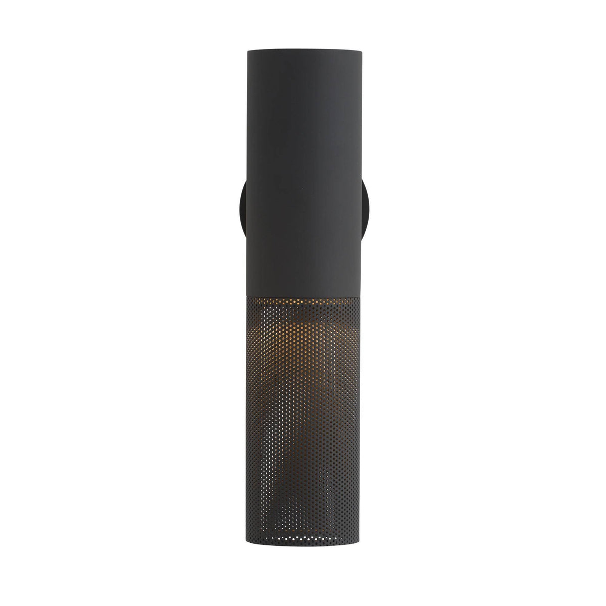 Punch Small Outdoor Sconce Matte Black