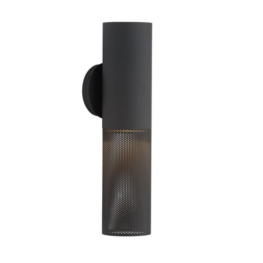 Arteriors Home Punch Small Outdoor Sconce Marine Grade Matte Black
