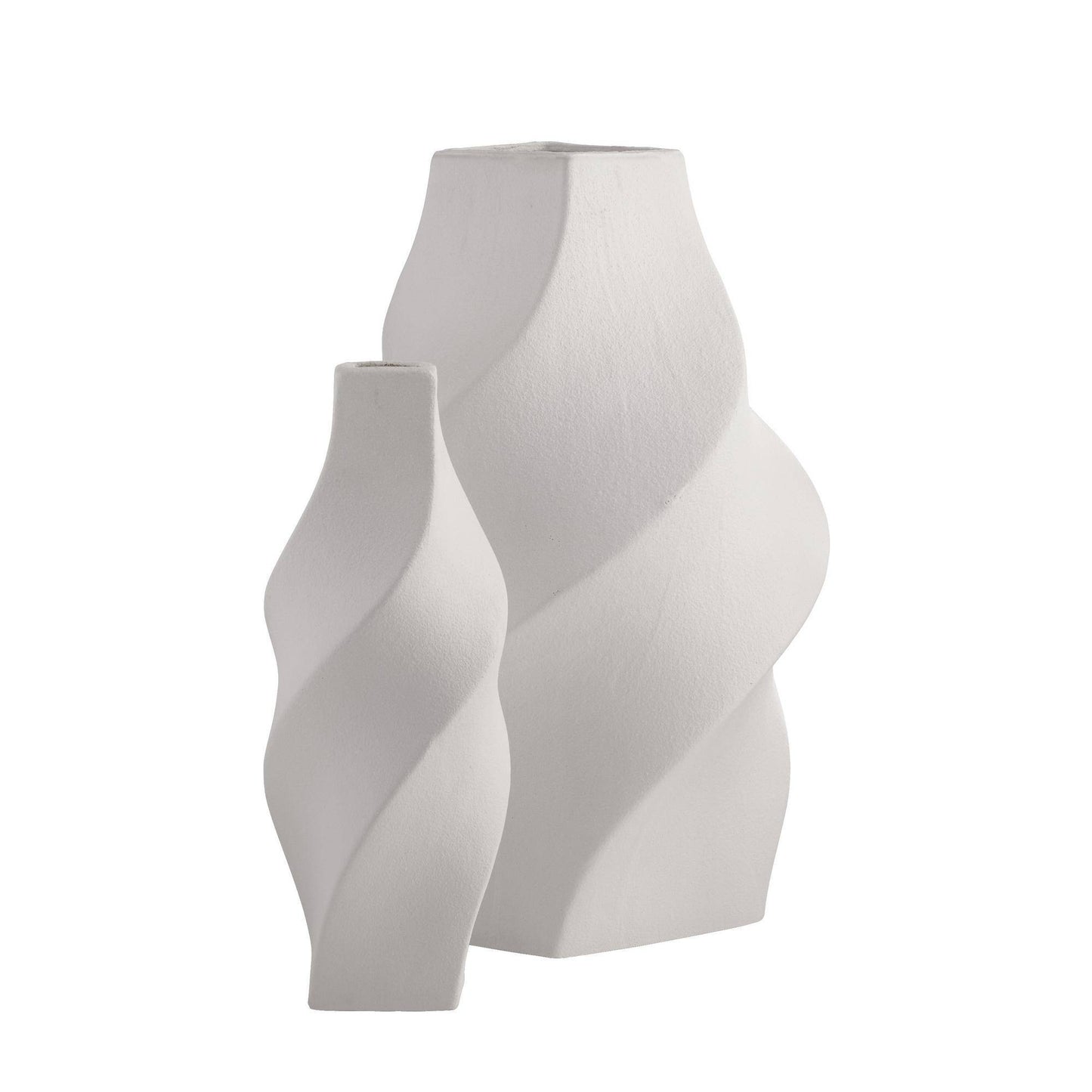 Arteriors Home Scylla Vases, Set of 2 Matte White