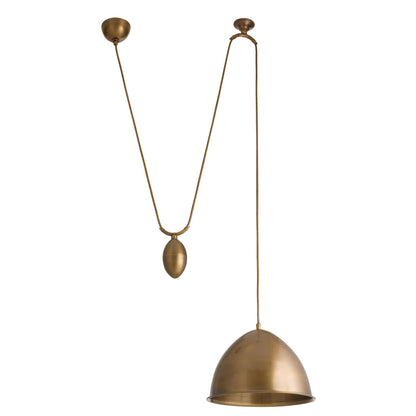 Arteriors Home Egg Drop Pendant Antique Brass