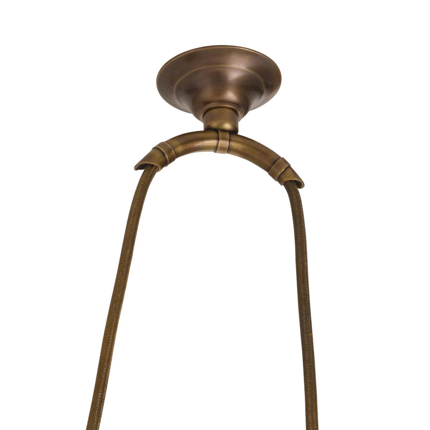 Arteriors Home Egg Drop Pendant Antique Brass