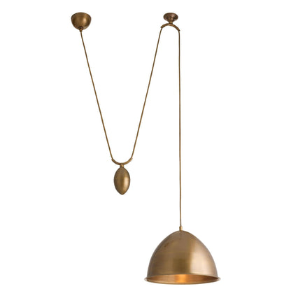 Arteriors Home Egg Drop Pendant Antique Brass