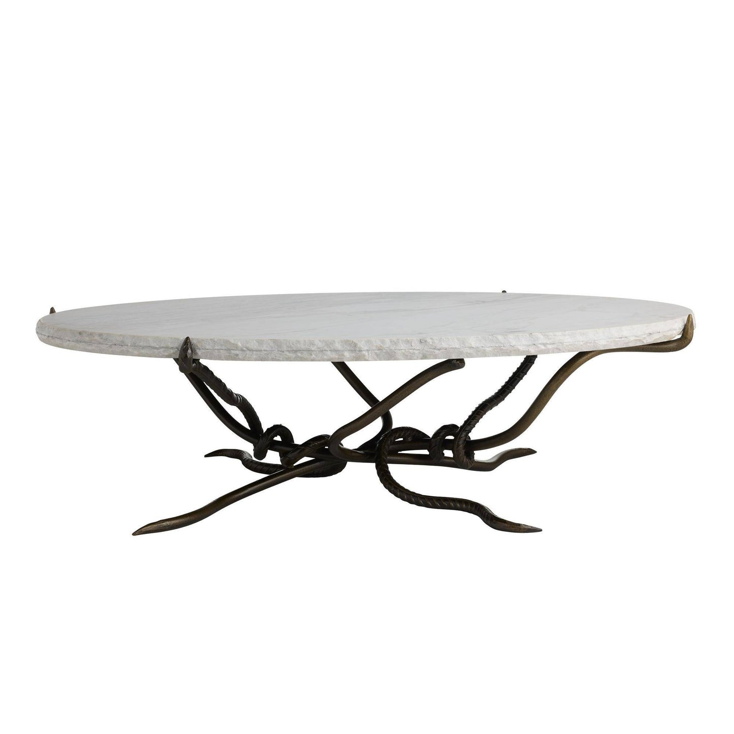 Arteriors Home Muscadine Coffee Table White Marble