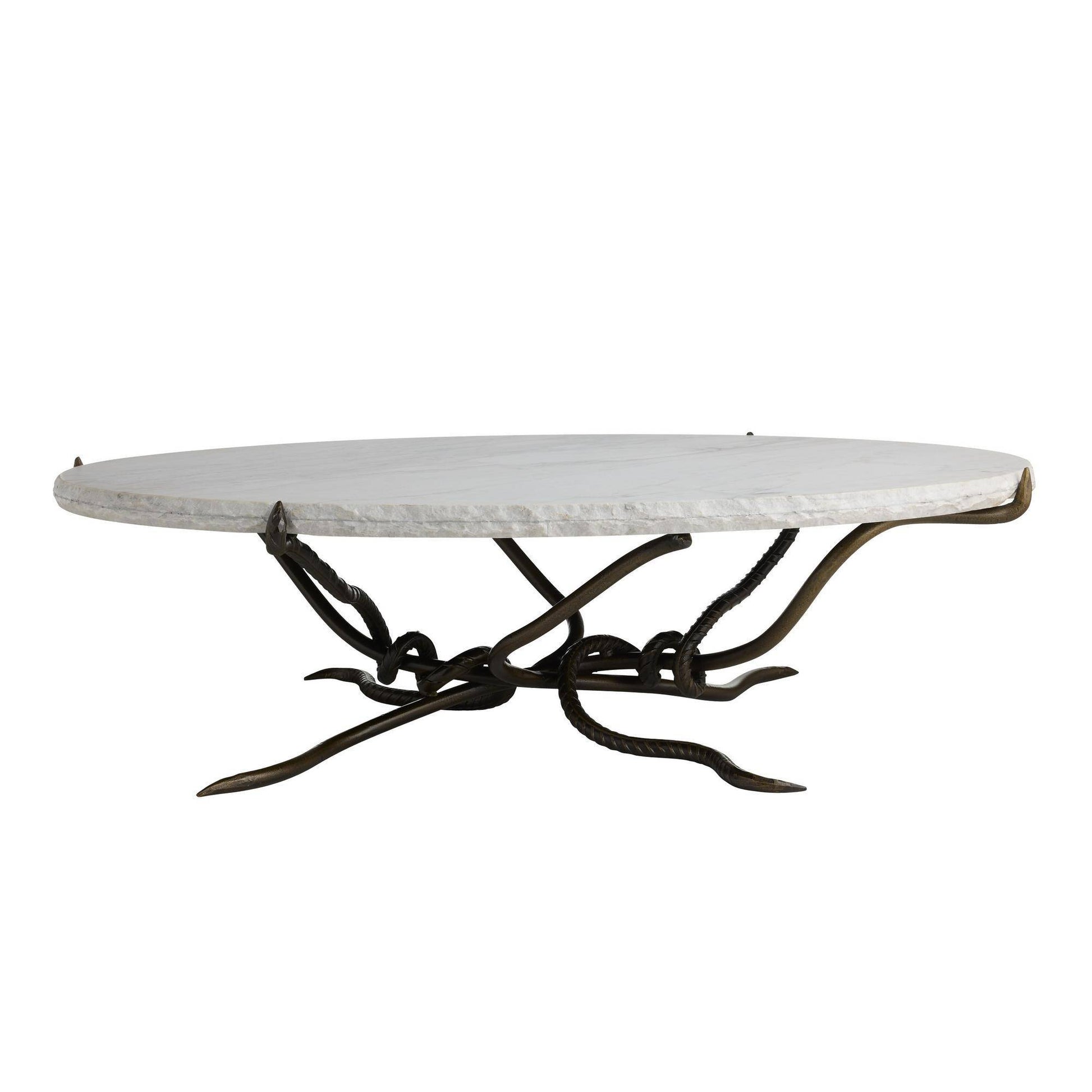 Arteriors Home Muscadine Coffee Table White Marble