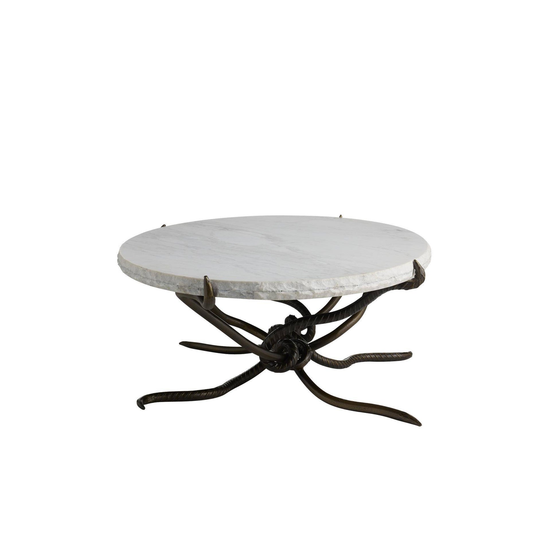 Arteriors Home Muscadine Coffee Table White Marble