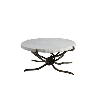 Arteriors Home Muscadine Coffee Table White Marble