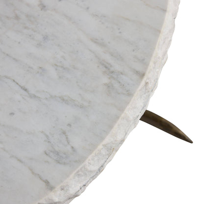 Arteriors Home Muscadine Coffee Table White Marble