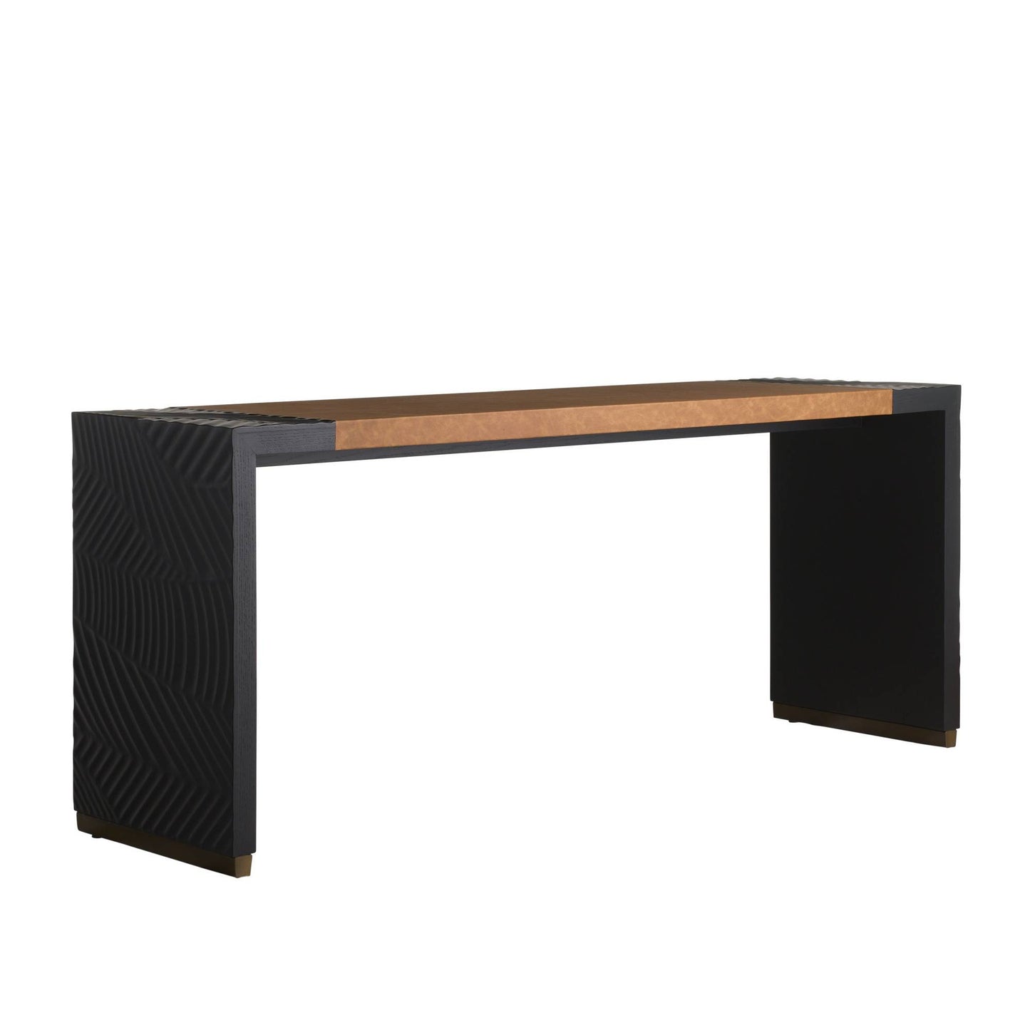 Arteriors Home Drift Console Mottled Brown