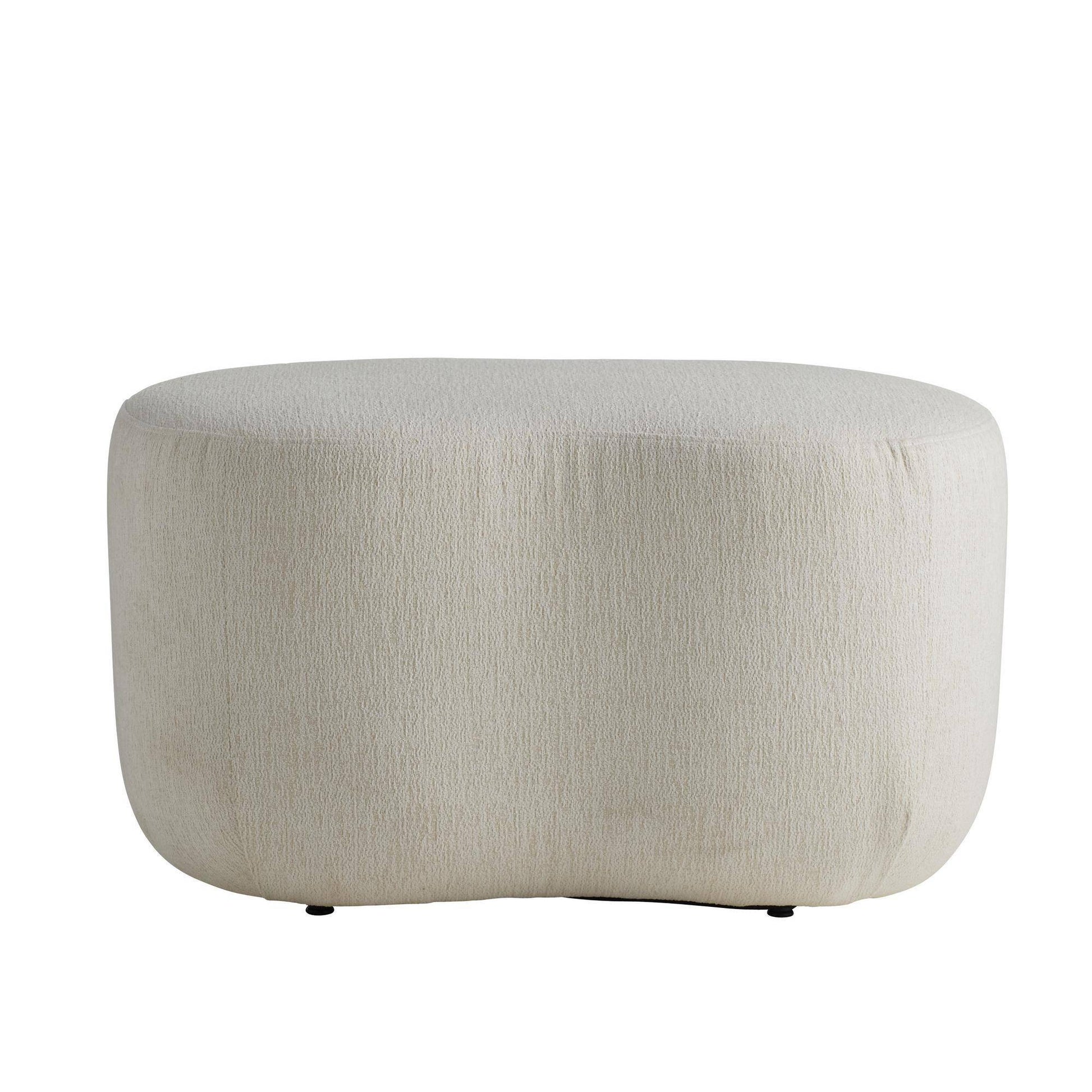 Arteriors Home Boulder Ottoman Sand