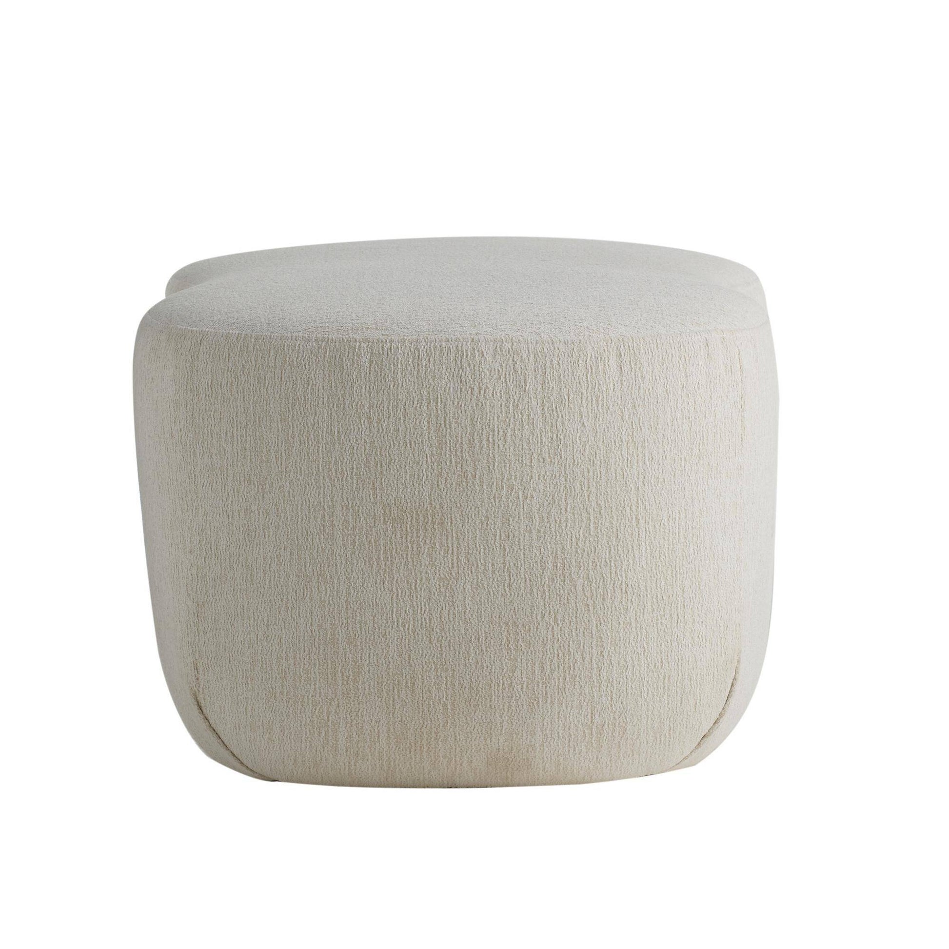 Arteriors Home Boulder Ottoman Sand
