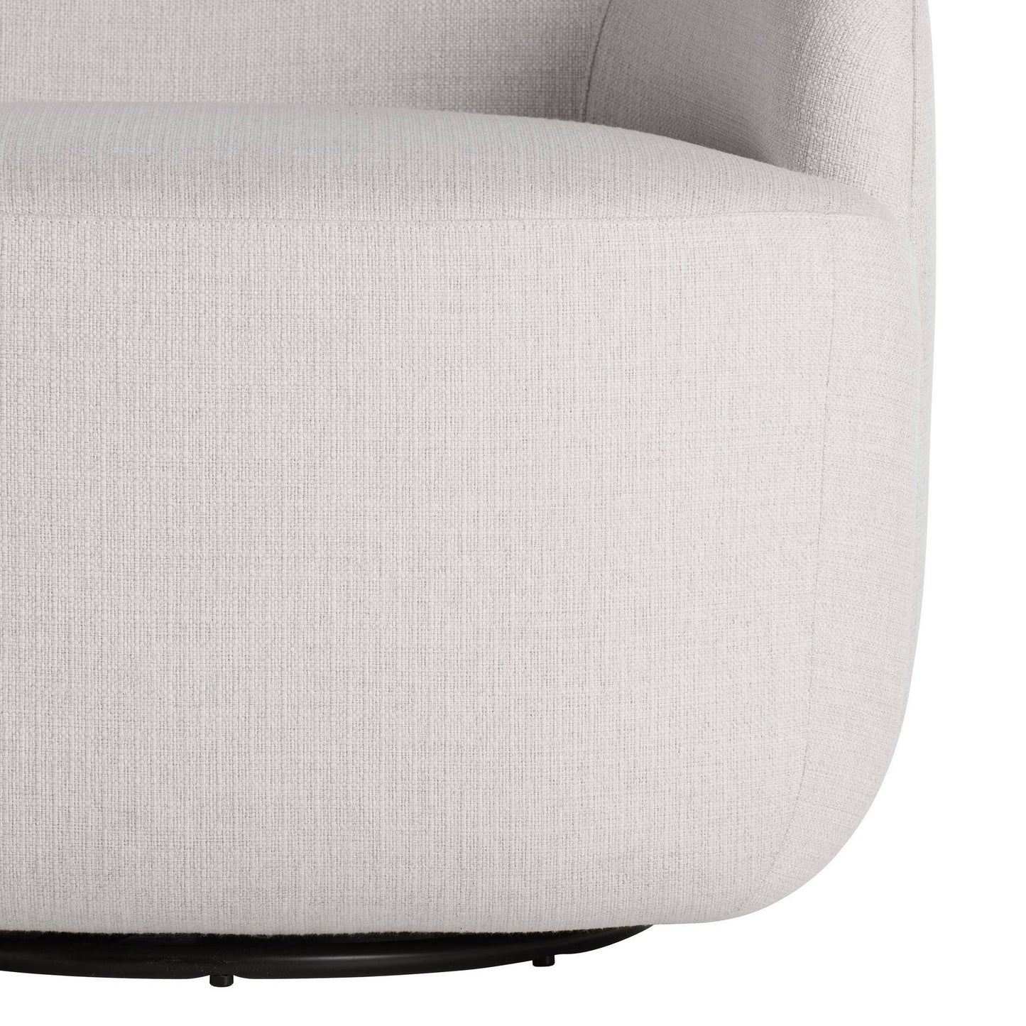 Arteriors Home Boulder Swivel Lounge Chair, Right Sand
