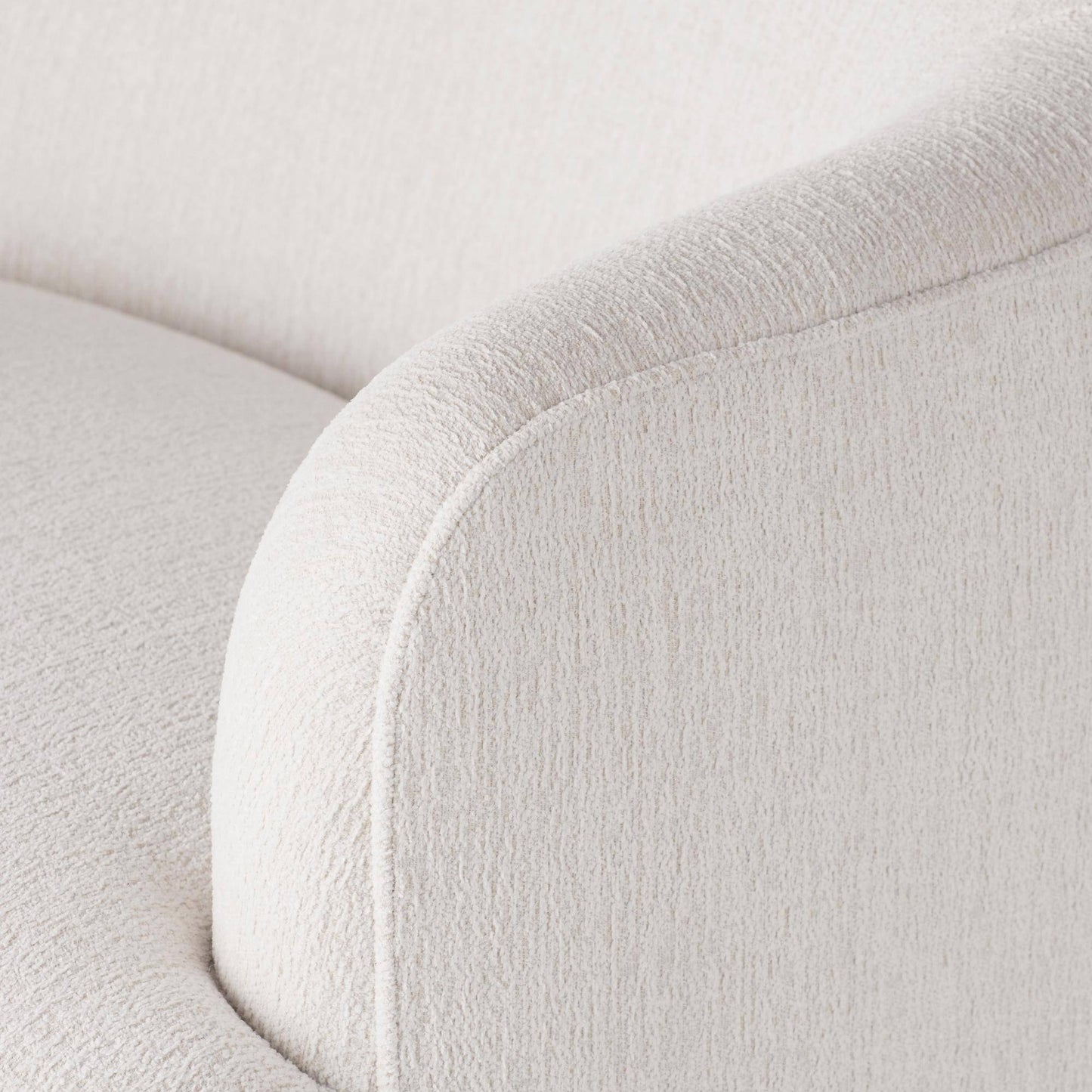 Arteriors Home Boulder Swivel Lounge Chair, Right Sand