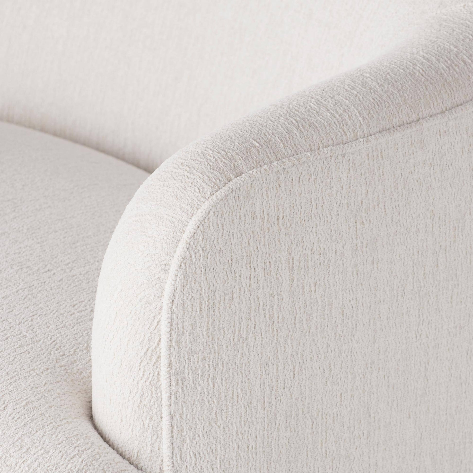 Arteriors Home Boulder Swivel Lounge Chair, Right Sand