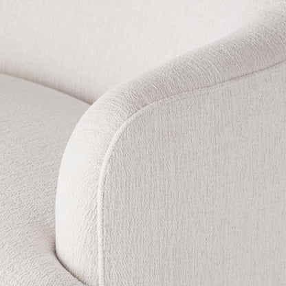 Arteriors Home Boulder Swivel Lounge Chair, Right Sand