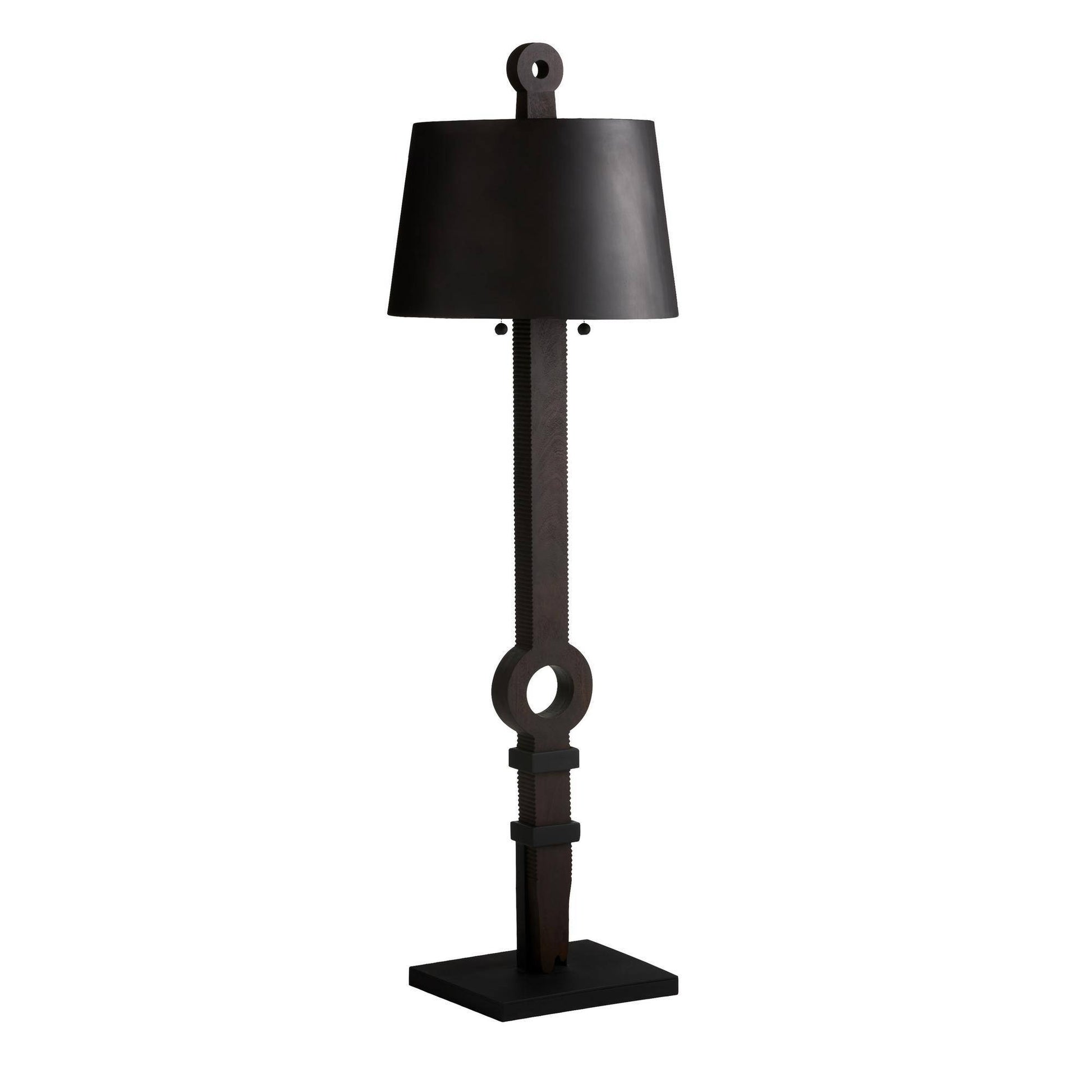 Arteriors Home Totem Floor Lamp Ebony