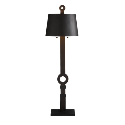Arteriors Home Totem Floor Lamp Ebony