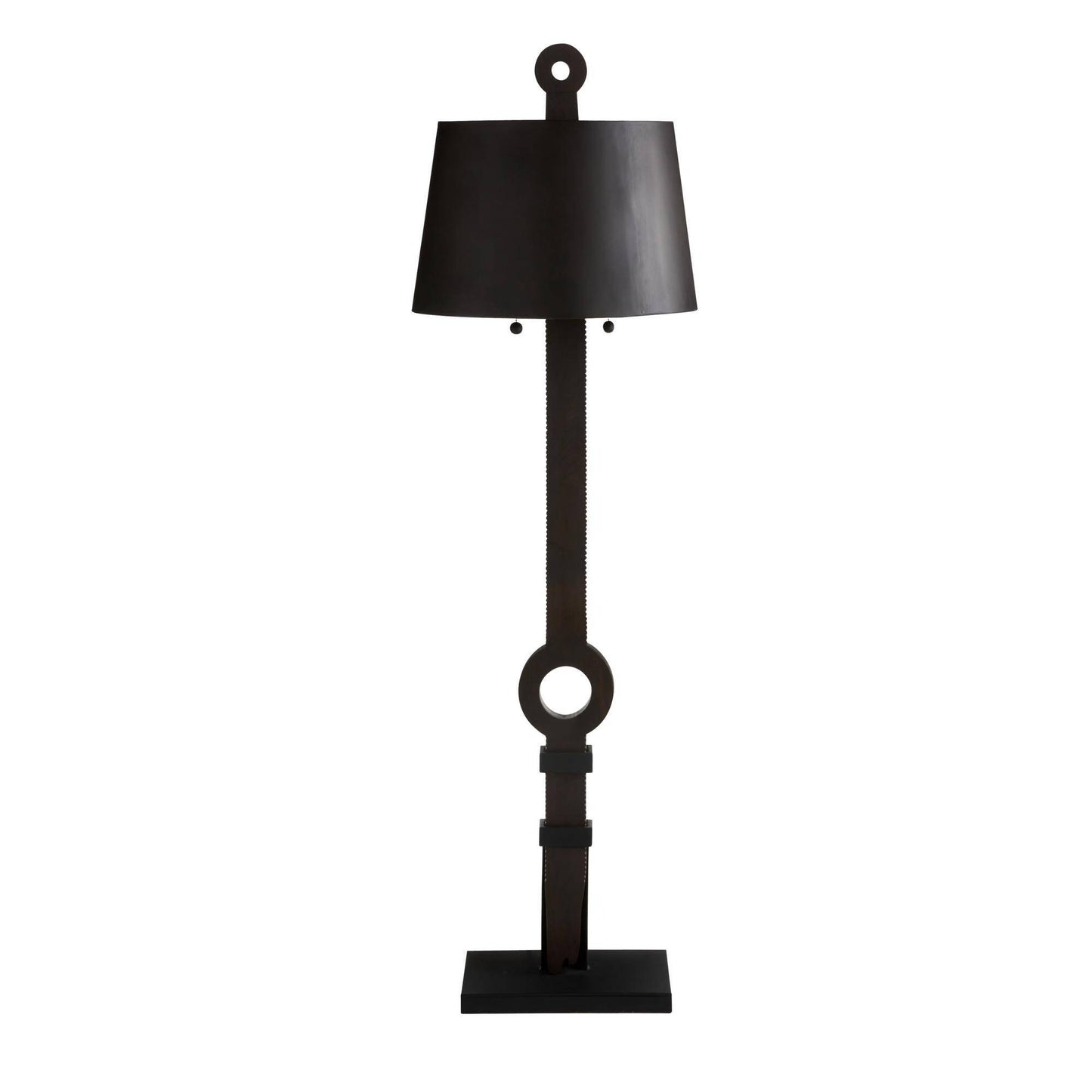 Arteriors Home Totem Floor Lamp Ebony