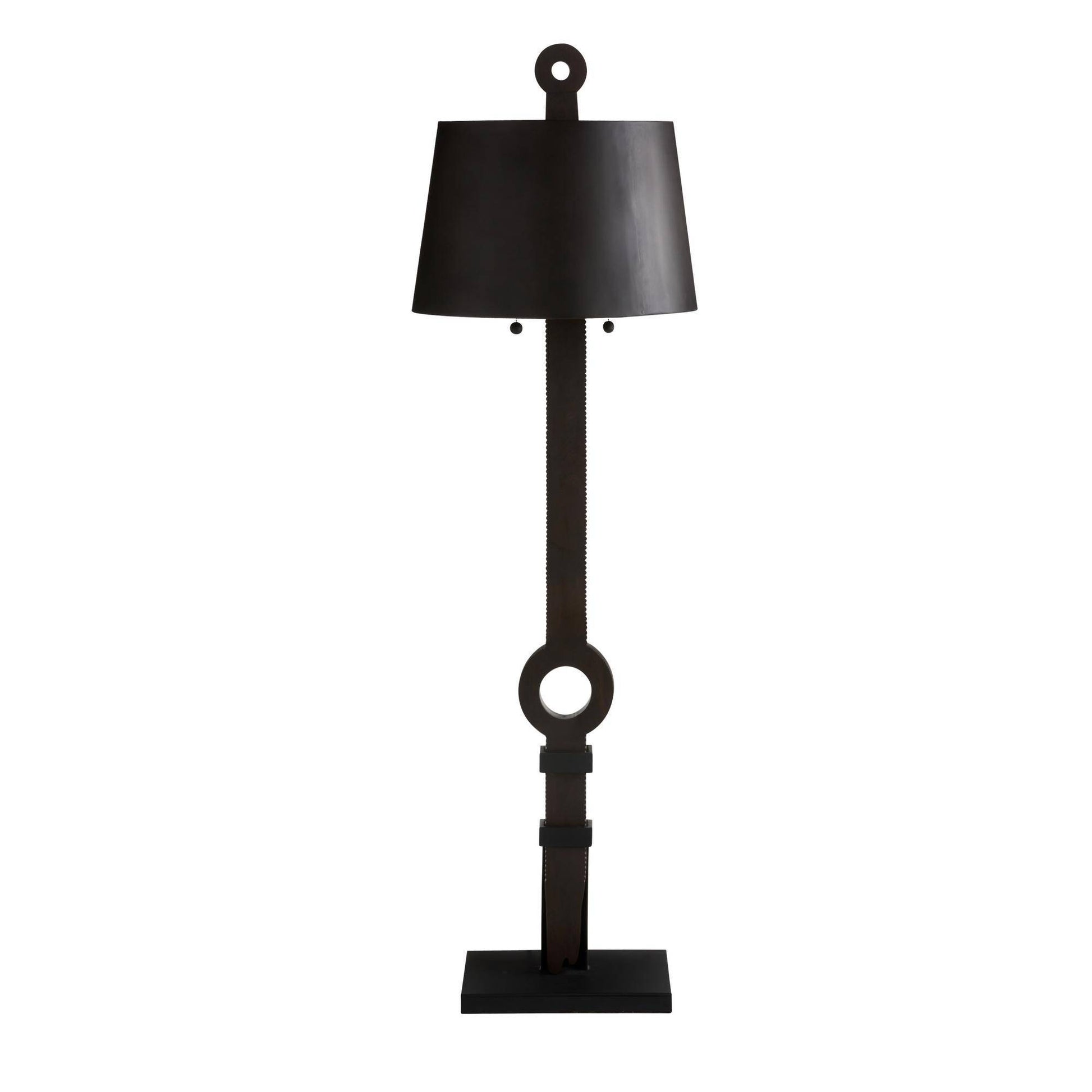 Arteriors Home Totem Floor Lamp Ebony