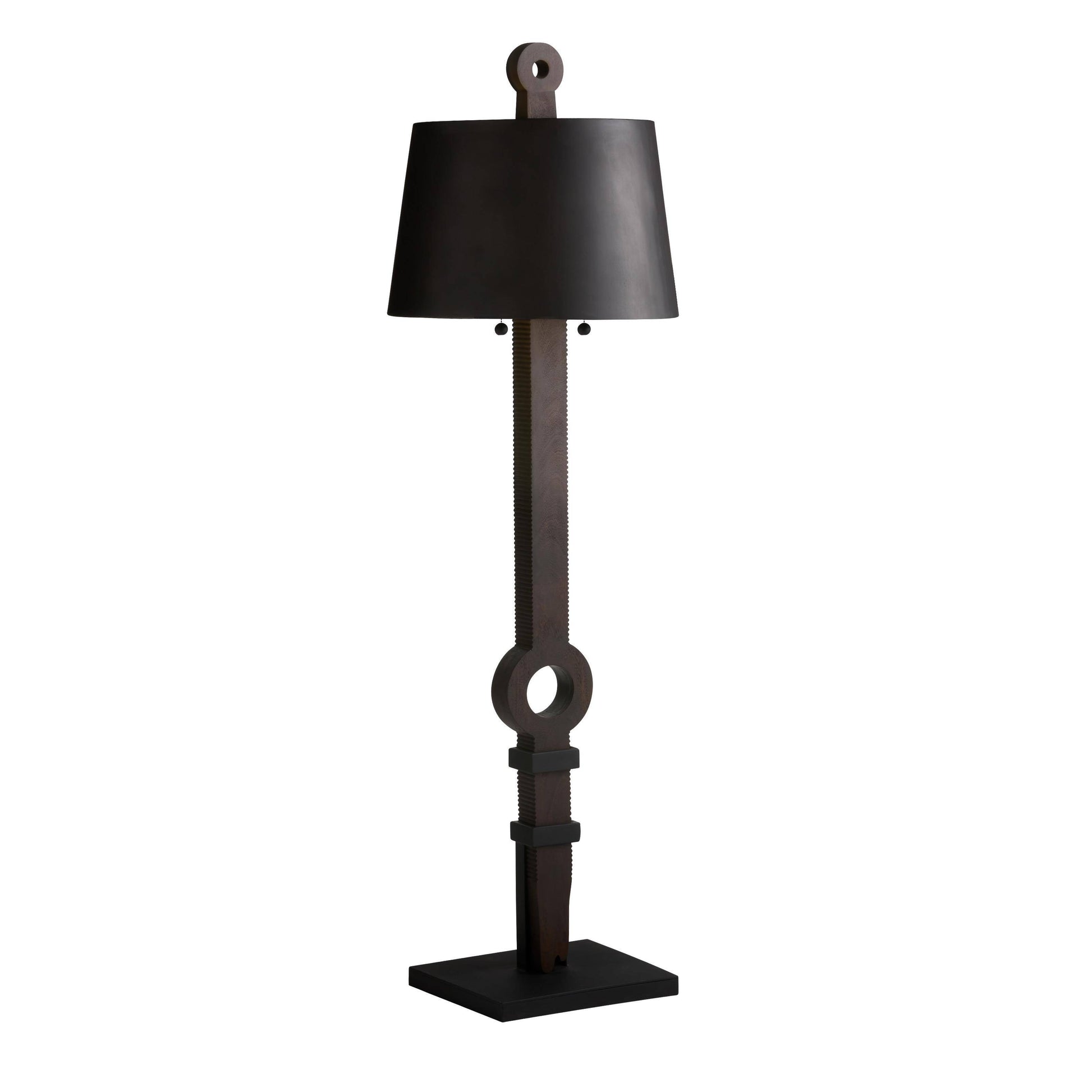 Arteriors Home Totem Floor Lamp Ebony