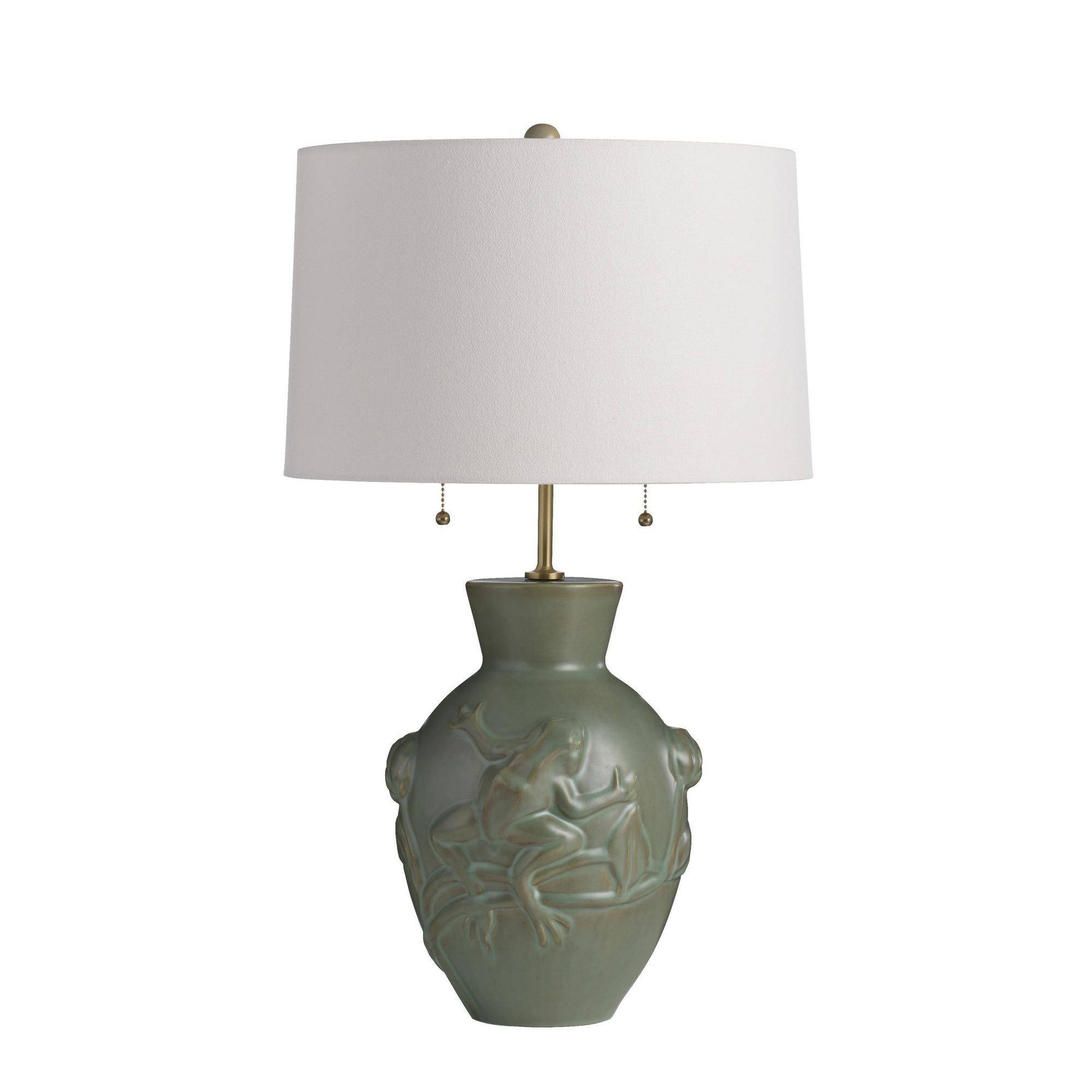 Arteriors Home Grenouille Table Lamp Dark Moss