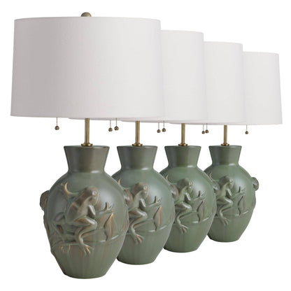 Arteriors Home Grenouille Table Lamp Dark Moss