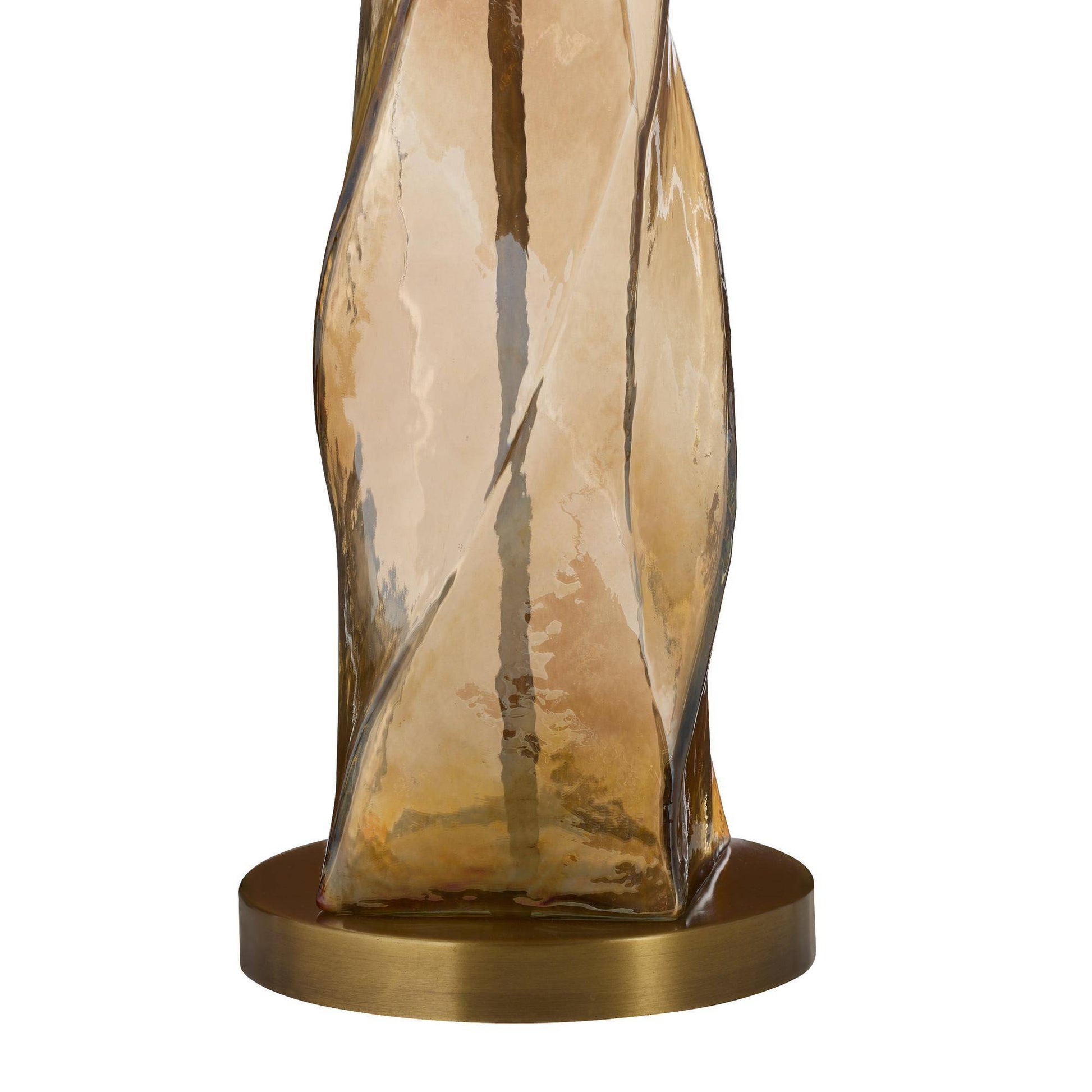 Arteriors Home Scylla Table Lamp Amber Luster