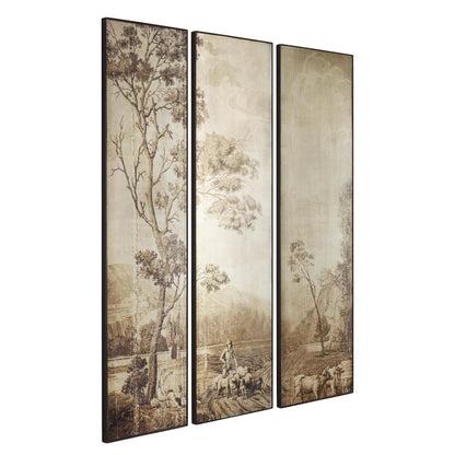 Arteriors Home Pastorale Wall Plaques, Set of 3 Bronze