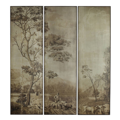 Arteriors Home Pastorale Wall Plaques, Set of 3 Bronze