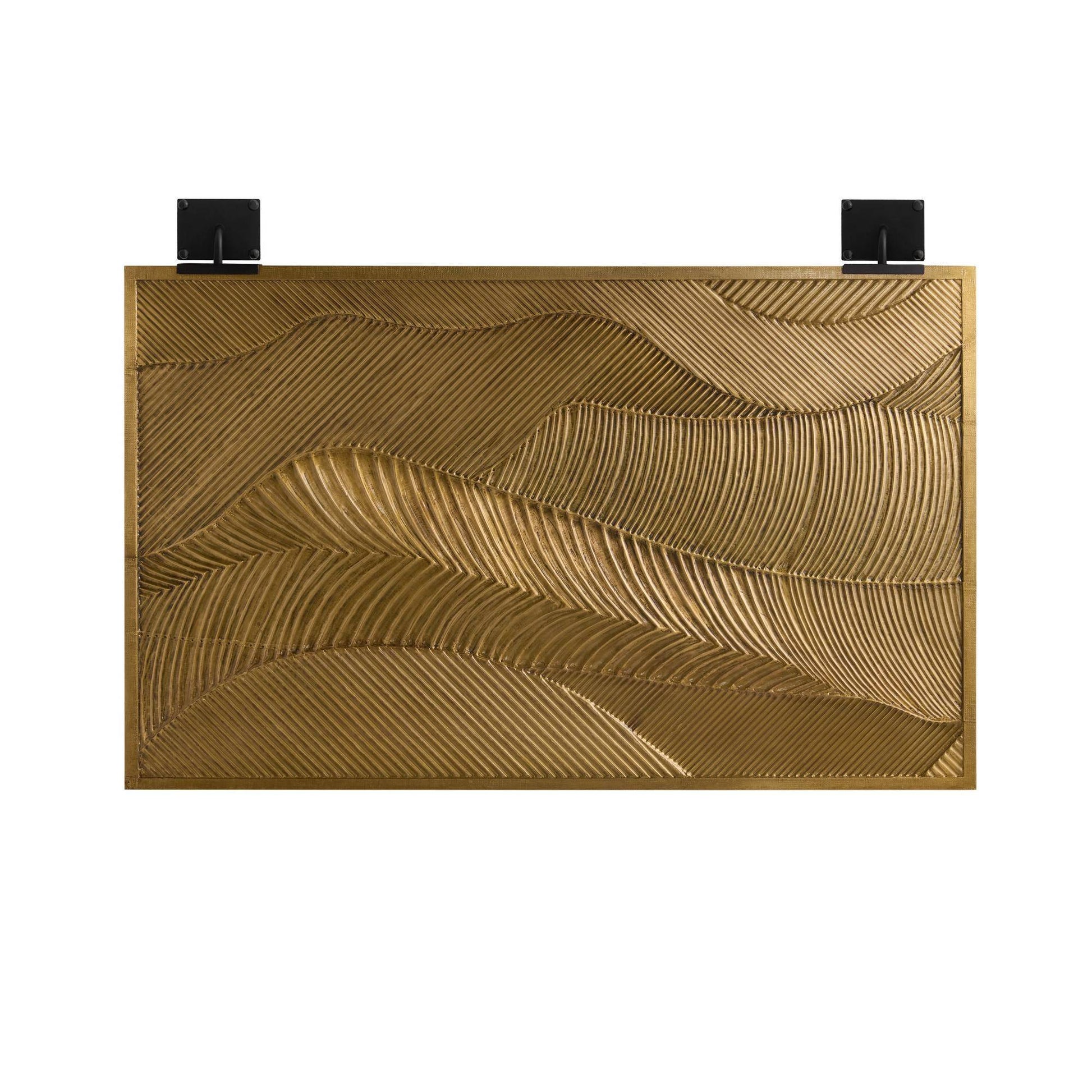 Arteriors Home Drift Wall Plaque Antique Brass