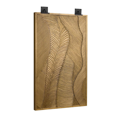 Arteriors Home Drift Wall Plaque Antique Brass