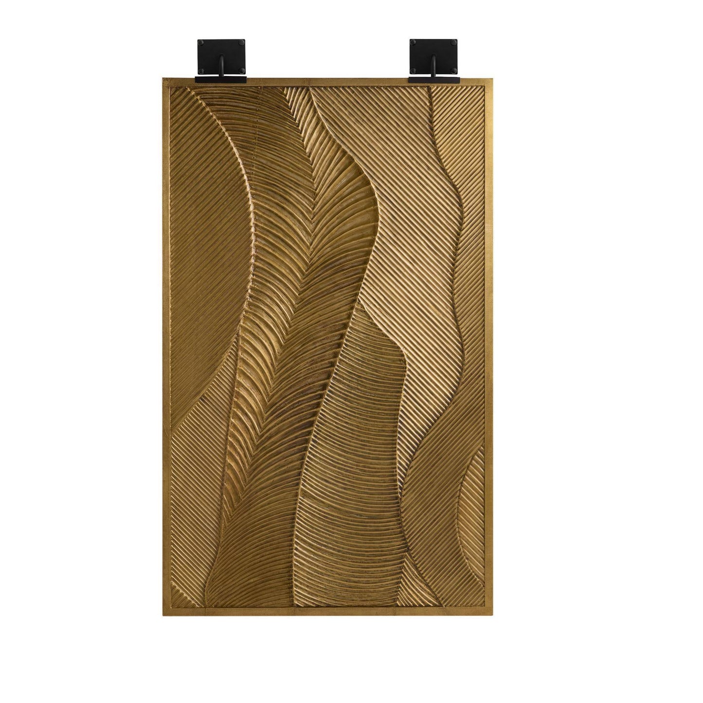 Arteriors Home Drift Wall Plaque Antique Brass