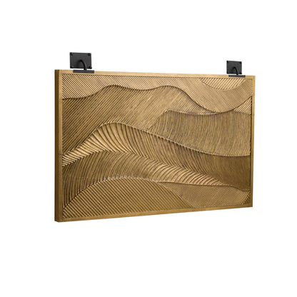 Arteriors Home Drift Wall Plaque Antique Brass