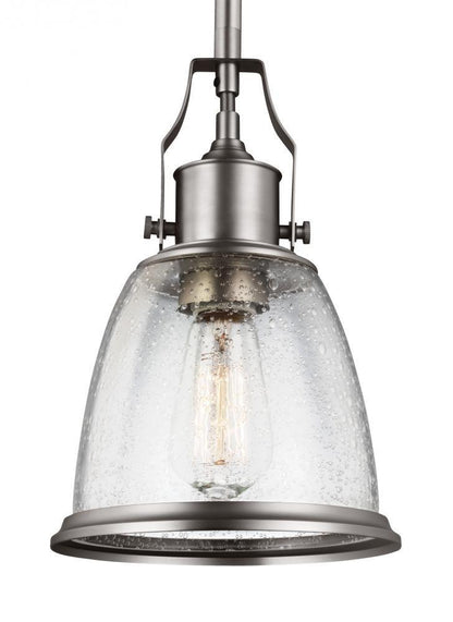 Generation Lighting Hobson Mini-Pendant Satin Nickel