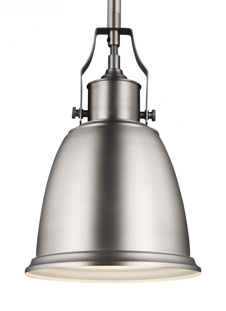Generation Lighting Hobson Small Pendant Satin Nickel