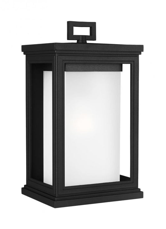 Generation Lighting Roscoe Medium Lantern Textured Black