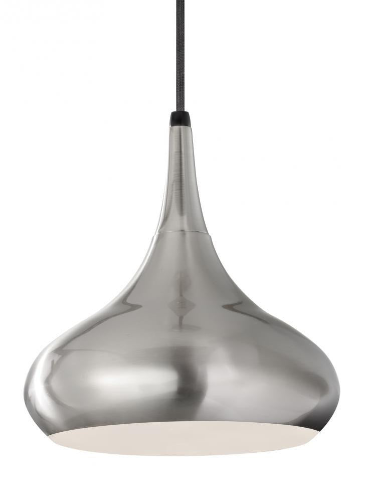 Generation Lighting Belle Medium Pendant Brushed Steel